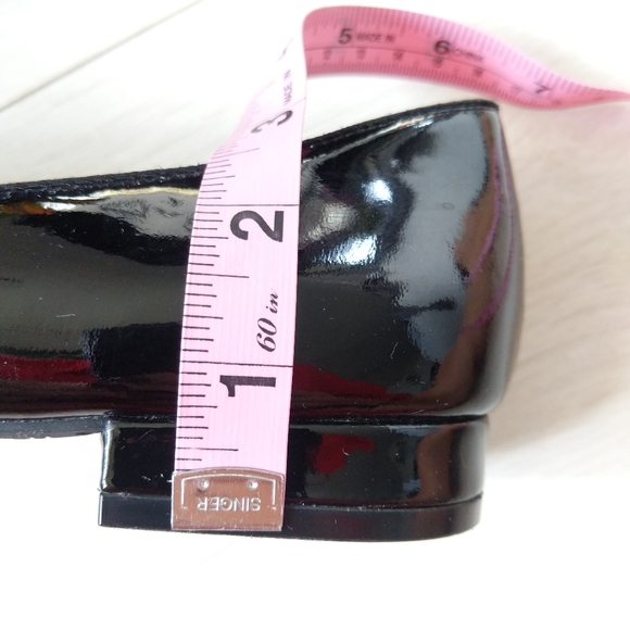 NWOT Badgley Mischka Patent Leather Bow Loafers - Picture 8 of 11